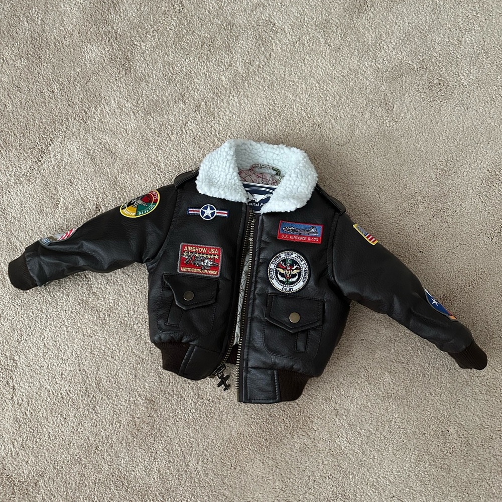 Kids Halloween Costume - Top Gun Maverick 18months Bomber Jacket